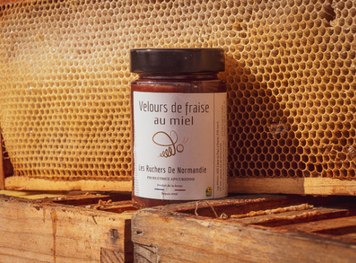 Les Ruchers de Normandie - Confiture de Fraise au miel 440g