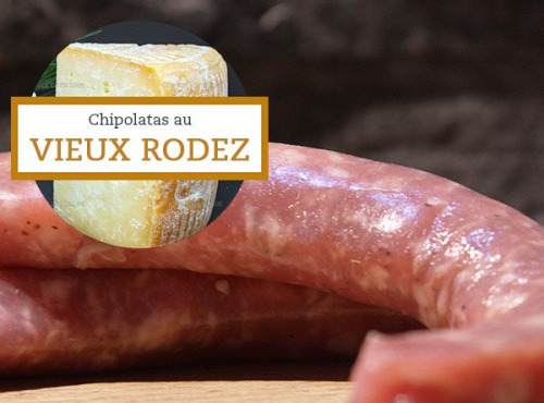 Cote2boeuf - [Précommande] Chipolatas au Vieux Rodez sans nitrites