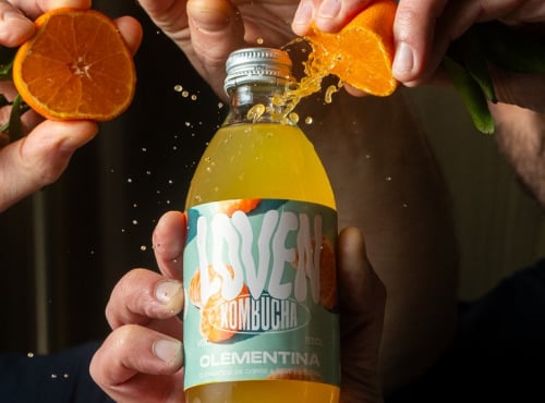 Brasserie L'Indispensable LOVEN Kombucha - Kombucha Clémentina - (Clémentine de Corse & Fève de Tonka) - 10x33cl