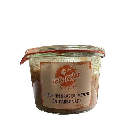 Pots Potes - Bœuf fin gras du Mézenc en carbonade 250g