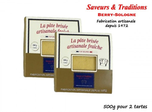 Saveurs & Traditions Berry-Sologne - Pâte brisée fraîche 500g