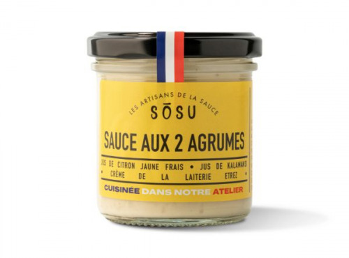 SÒSU, les Artisans de la Sauce - Sauce aux deux agrumes lot de 9 x130g