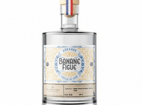 Distillerie de l'Anjou - Rhum Arrangé - Banane Figue - Produit en Anjou