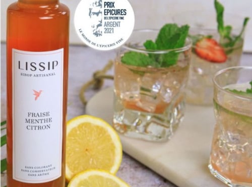 Sirops Lissip - Sirop Fraise Menthe Citron 25cl x 6