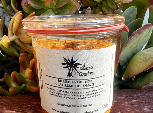 L’Oliveraie du Coudon - Rillettes de thon à la crème de tomate 100g