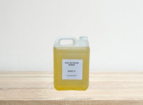 Huilerie d'Auron - Huile de Tournesol Hautement Oléique BIO désodorisé pour FRITURE et assaisonnement 5L