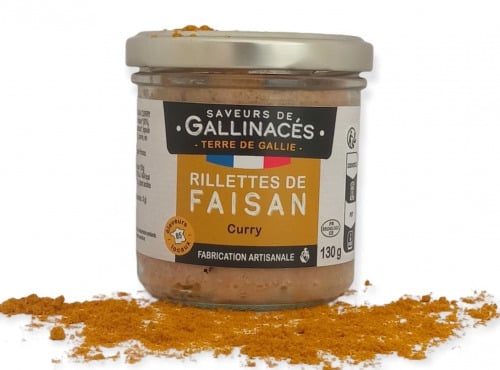 Terre de Gallie - Rillettes de faisan au curry