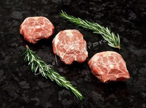 Boucherie Charcuterie Traiteur Lionel Ghérardi - Collier d'Agneau en tranche Label Rouge - 500g