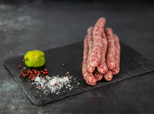 Nature viande - Saucisses campagne veau bio 1kg