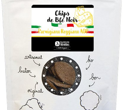 Biscuiterie des Vénètes - Chips blé noir Parmigiano Reggiano AOP