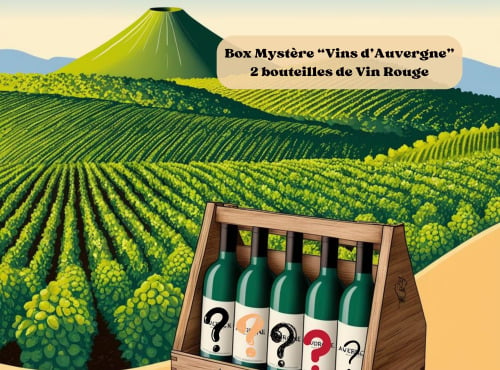 La Fermière - Box Mystère « Vin d’Auvergne » 2 bouteilles de vin rouge (-10%)