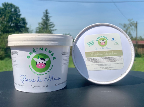 Glaces de Meuse - Crème Glacée - Réglisse Bonbon