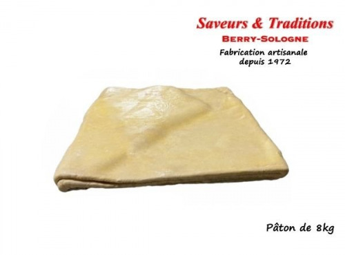 Saveurs & Traditions Berry-Sologne - Pâte feuilletée 8kg pâton