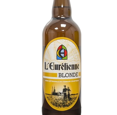 Bière L’Eurélienne – Brasserie de Chandres - BIERE BLONDE 75cL L'Eurélienne