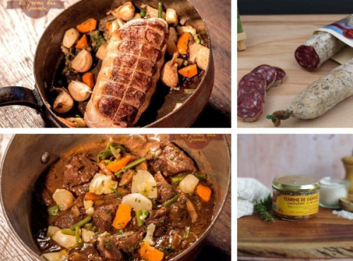 La Ferme Des Gourmets - [Précommande]  Panier Weekend pour 4 personnes : Rosbeef, Bourguignon, Terrine Et Saucisson