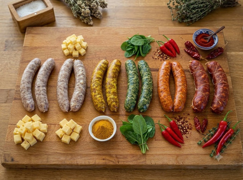 Le Cochon Sans Cochonnerie - colis barbecue 2.4kg (30 saucisses variées)