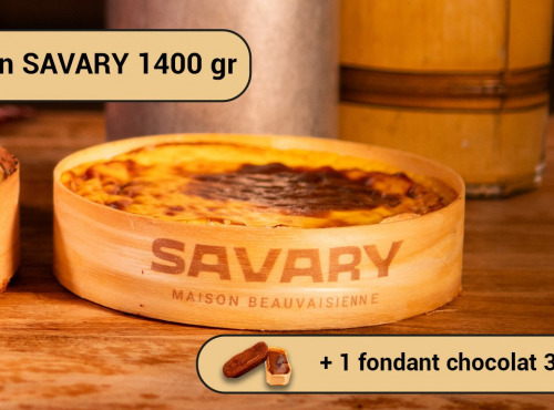 Maison Savary - Flan 1,4kg + Fondant 300gr