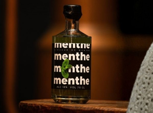 DISTILLERIE FRANC TIREUR - Liqueur Menthe poivrée
