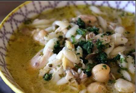 Graines Précieuses - Délicieuse soupe au Poulet Fermier, persil plat de Provence  et Pois Chiches bio