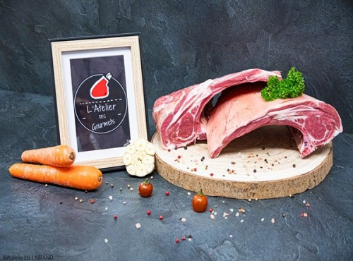 L'Atelier des Gourmets - Boucherie Charcuterie en Provence - Colis de côtes d'Agneau des Alpilles - 2kg