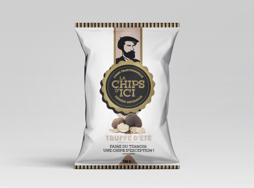 Les Tchanqués - Chips Artisanales Truffe d'Eté 125gr x 20