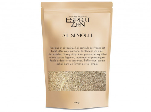 Esprit Zen - Aïl Semoule - France - Sachet avec zip de fermeture de 200g