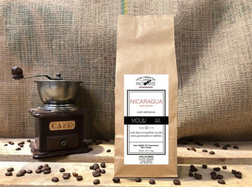 Cafés Factorerie - Café Nicaragua Maragogype MOULU - 250g