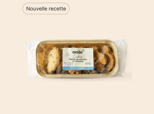 Omie - Cookies pépites de chocolat et noisettes - 203 g