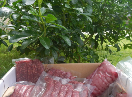 La Ferme de l'Abbaye - Le colis de boeuf Tradition-saucisses de race croisée jersiaise x parthenaise