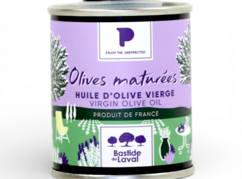 Moulin à huile Bastide du Laval - Huile d'olive fruité olives maturées Tradition 10cl - collaboration Bastide du Laval x Provence