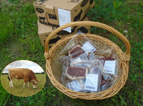 La Ferme de l'Abbaye - Colis De Viande De Boeuf Jersiais X Parthenais: Le Colis Tradition En 10kg
