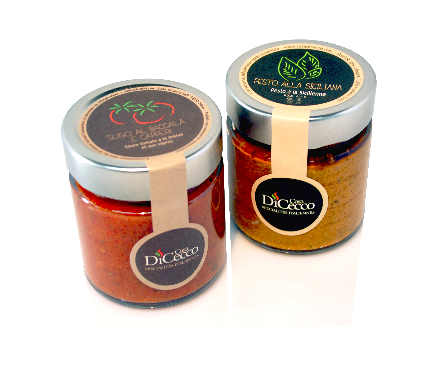 Casa Di Cecco - Lot - Pesto à la sicilienne + Sauce à la morue et aux câpres 201 g + 210 ml