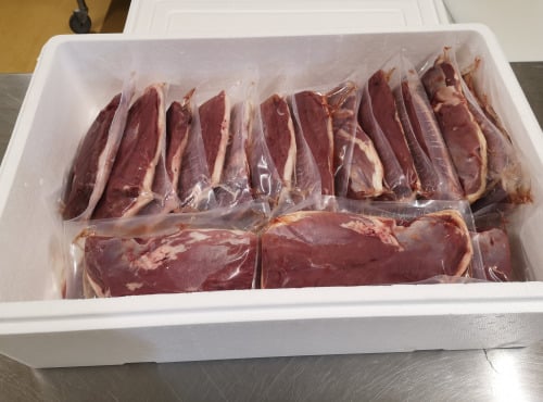La Ferme des Roumevies - Colis Duo de Magrets Oie et Canard 6kg