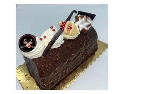 Traiteur Gourmet d'Alsace - Bûche glacée de Noël BREDELE 10 - 12 pers