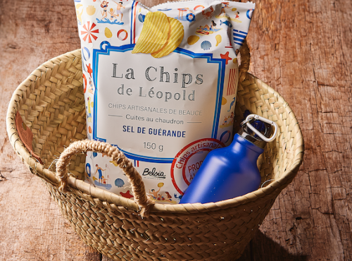 Chips BELSIA - La chips de Léopold - Sel de Guérande - ondulée - 150gr x 10