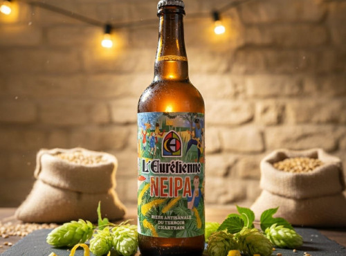 Bière L’Eurélienne – Brasserie de Chandres - BIERE  NEIPA L'EURELIENNE 75CL
