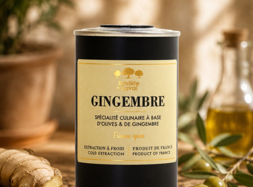 Moulin à huile Bastide du Laval - Huile d'olive Gingembre