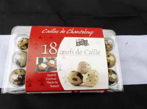 Cailles de Chanteloup - 2 barquettes de 18 oeufs de cailles + 1 verrine 90gr