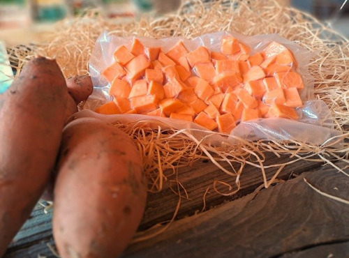 Les Jardins de Gérard - Patate douce sous-vide (cube) - 250 g