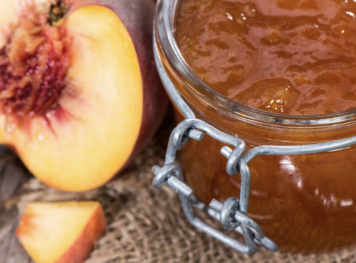 L'OLIVERAIE DU COUDON - Confiture Extra de Pêche de Vigne – 370 g