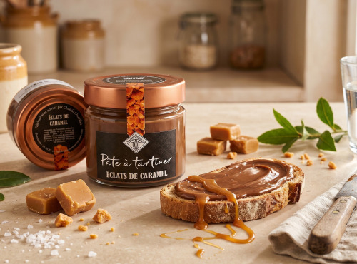 Chaloin Chocolats - Pâte à tartiner Éclats de caramel 200g