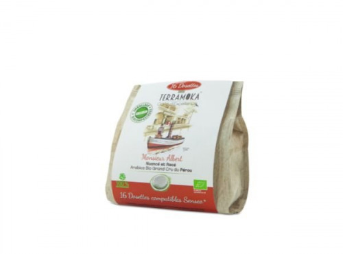 TERRAMOKA - Café ALBERT x16 dosettes type Senseo x10