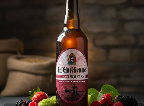 Bière L’Eurélienne – Brasserie de Chandres - BIERE FRUITS ROUGES L'Eurélienne 75CL