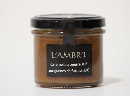 L'AMBR'1 Caramels et Gourmandises - Crème de Caramel au Sarrasin - Pot de 130g