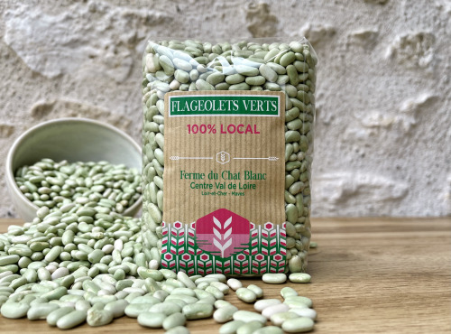 Ferme du Chat Blanc - Flageolets Verts - 500g