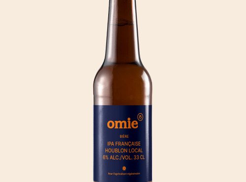 Omie - LOT de 3 - Bière IPA bio - malt et houblon français - 33 cl