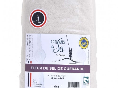 Artisans du Sel - Fleur de Sel de Guérande IGP 100% naturelle - Artisans du Sel - 1kg