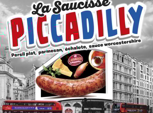 Le Lavandier Charcutier Pontivy - Saucisse Piccadilly x7 (1kg)