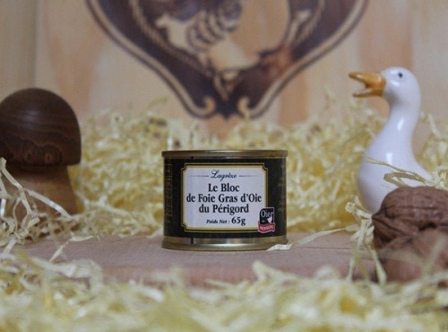 Lagreze Foie Gras - Bloc de Foie Gras d'Oie du Périgord 12x65g