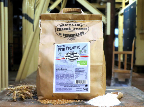 Moulins de Versailles - Farine De Petit Epeautre Intégrale Bio - 5kg